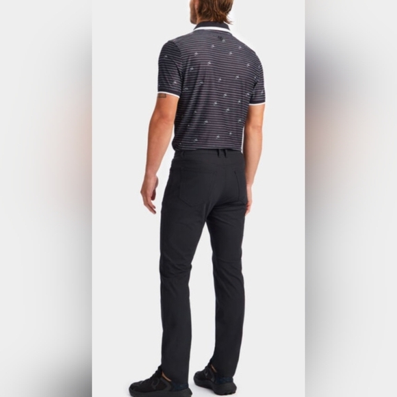 G/Fore The Tour 5 Pocket Black Golf Pants Polyester Size 36x32 In Onyx Black - Picture 2 of 14